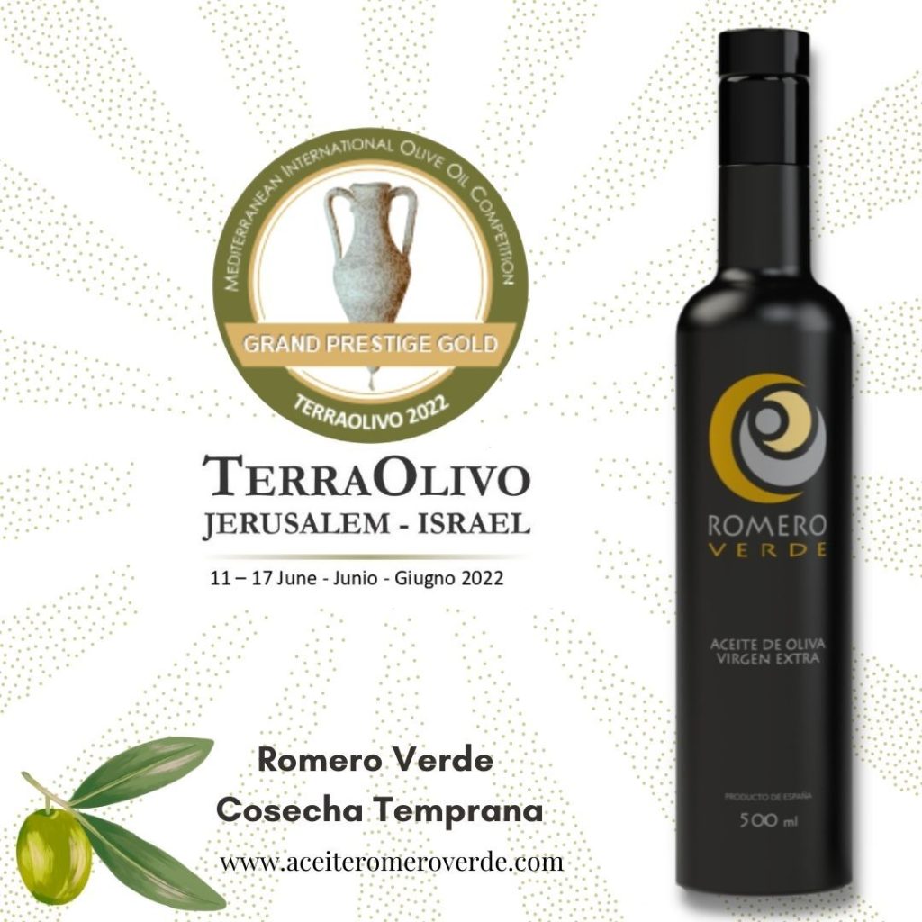 Aceite romero verde Grand Prestige Gold Terraolivo 2022