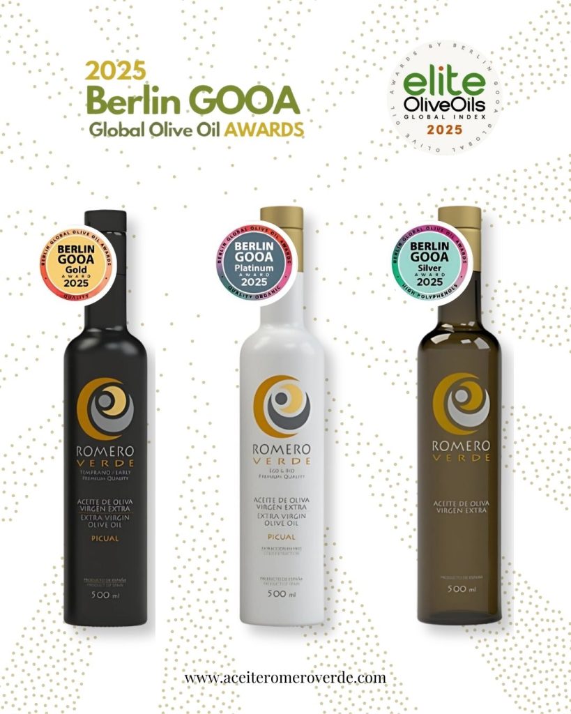premios Concurso internacional de aceite de oliva de berlin AOVE Romero Verde