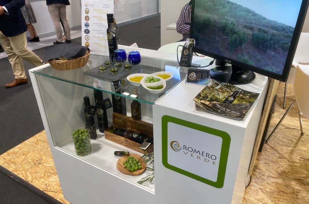 Aceite Romero Verde AOVE aceite de oliva virgen extra Salon gourmets madrid