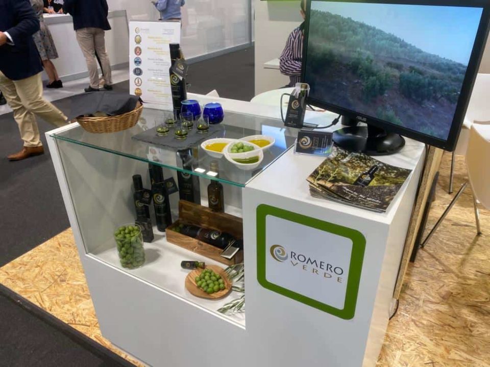 Aceite Romero Verde AOVE aceite de oliva virgen extra Salon gourmets madrid