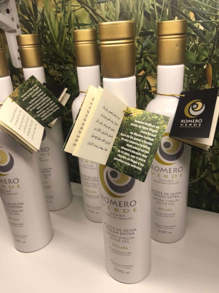 Orgánic and Natural EXPO de Dubái 2021 Aceite Romero Verde aove premium oil olive virgin extra aceite de oliva virgen extra