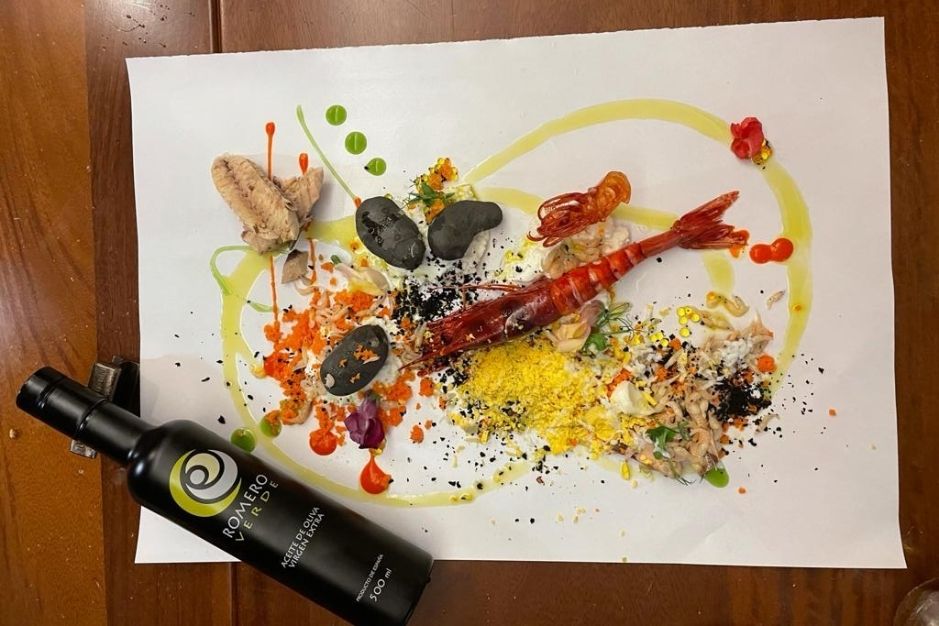 Aceite de Oliva para Restaurantes AOVE premium primera cosecha Aceite Romero verde virgen extra