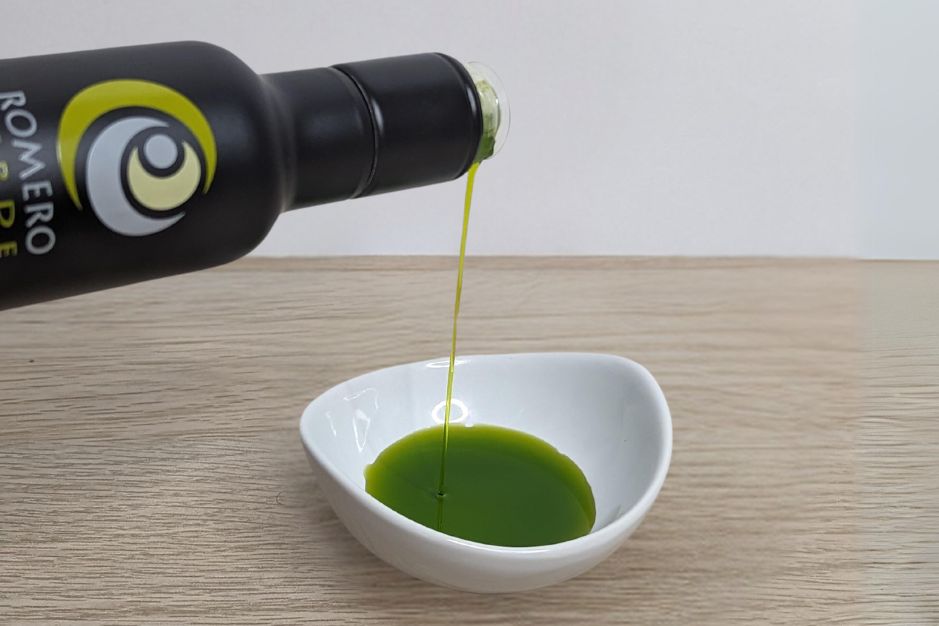 antioxidantes aceite de oliva virgen extra AOVE romero verde