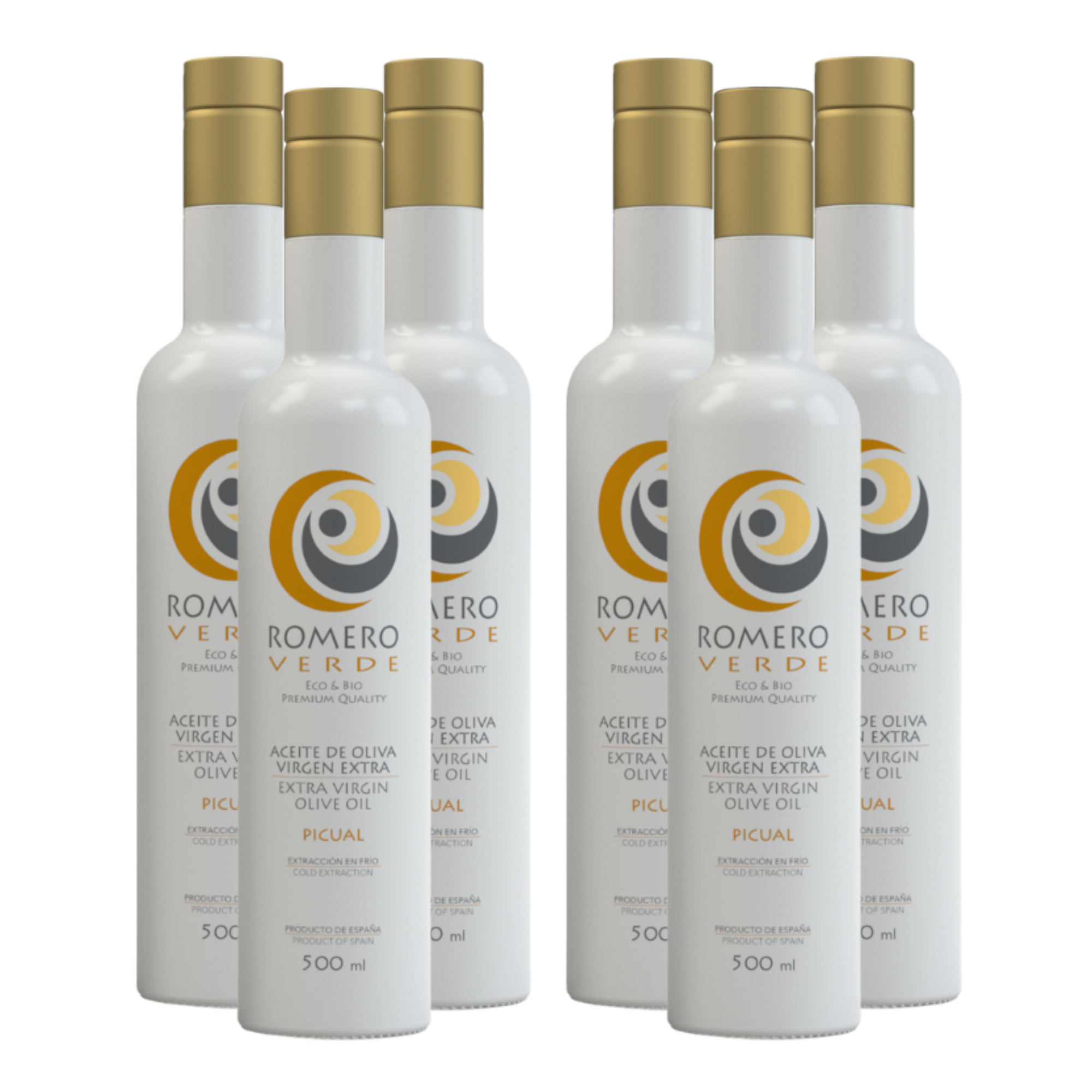 Caja 6 botellas 500ml AOVE Premium Eco&Bio Temprano Edición Limitada
