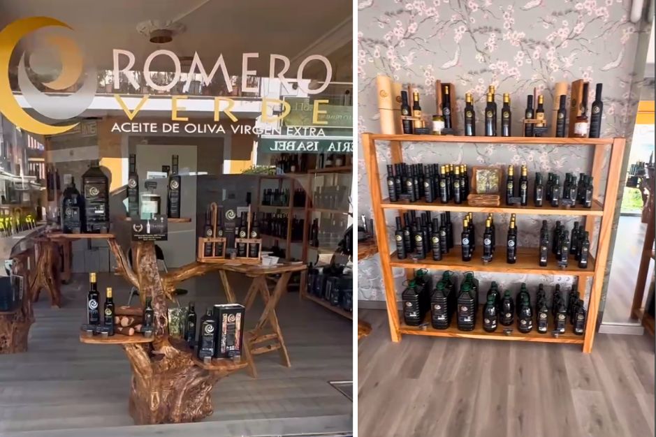 Tienda AOVE Romero Verde en San Pedro de Alcántara Marbella comprar aceite de oliva virgen extra de Jaén