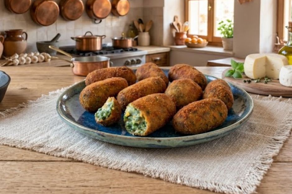 Croquetas veganas cremosas sin leche ni huevo AOVE Romero Verde aceite de oliva virgen extra tienda online comprar premium