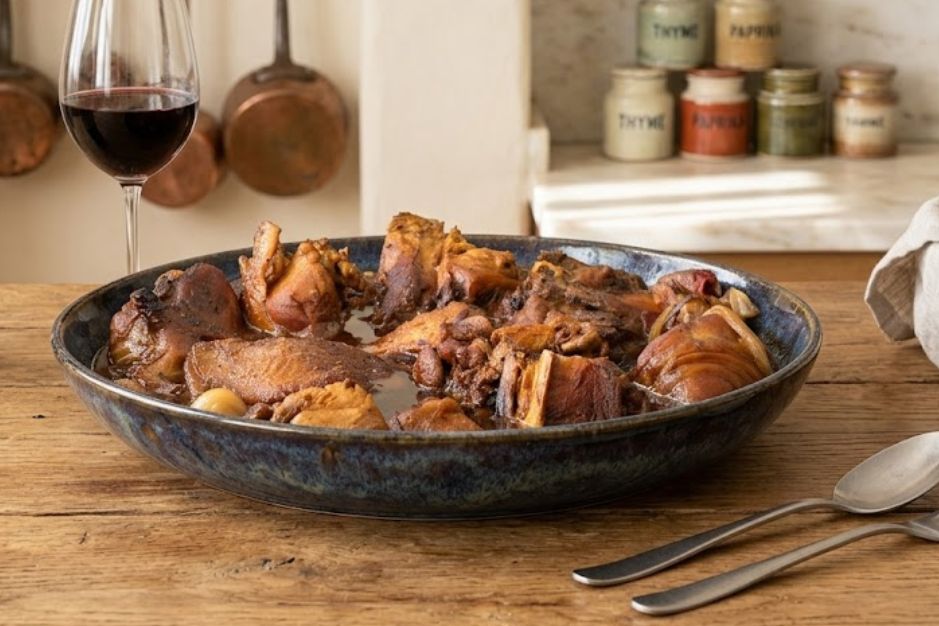 Cómo hacer pitu caleya, receta fácil y tradicional de pollo guisado asturiano aove romero verde tienda online aceite de oliva virgen extra